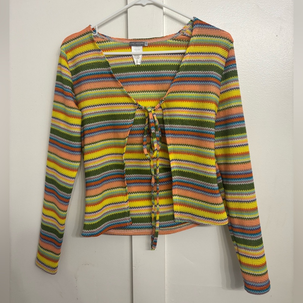 Earthbound Trading Co tie-front top